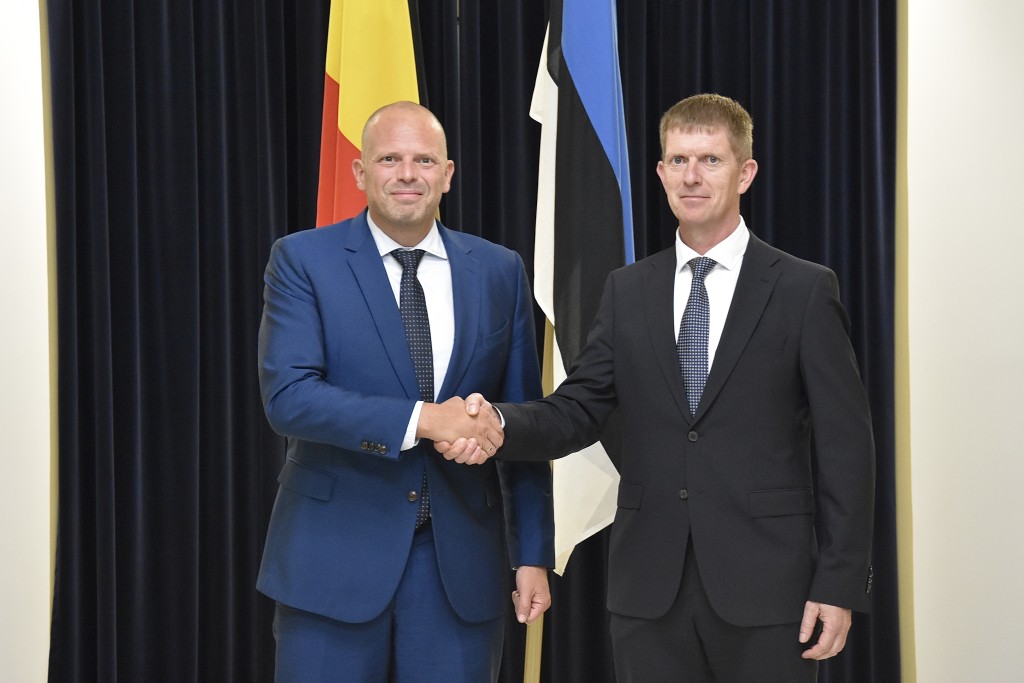 Belgia kaitseminister Theo Francken ja Eesti kaitseminister Martin Herem.