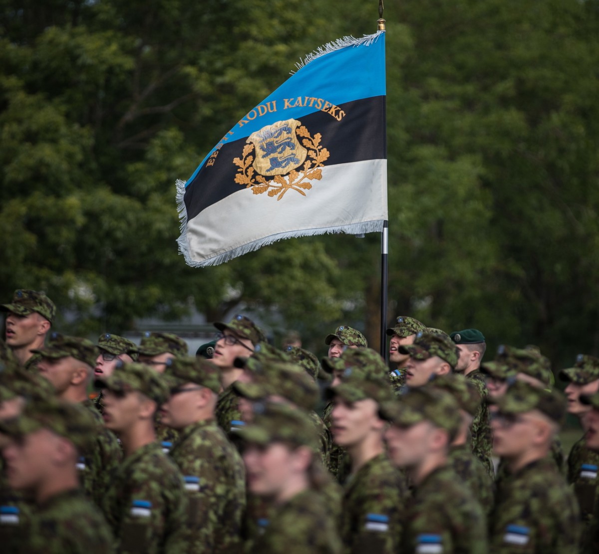 Ajateenijad Eesti lipuga
